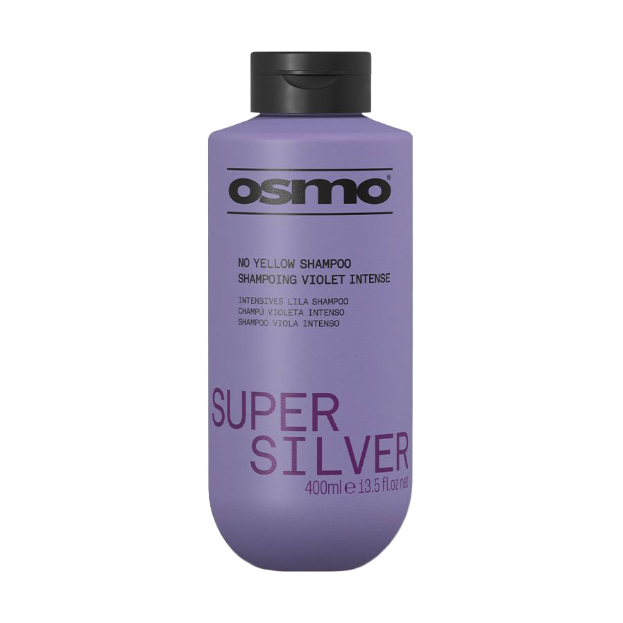 Інтенсивний шампунь Osmo Super Silver No Yellow Shampoo проти жовтизни фарбованого, світлого та натурального волосся, 400 мл
